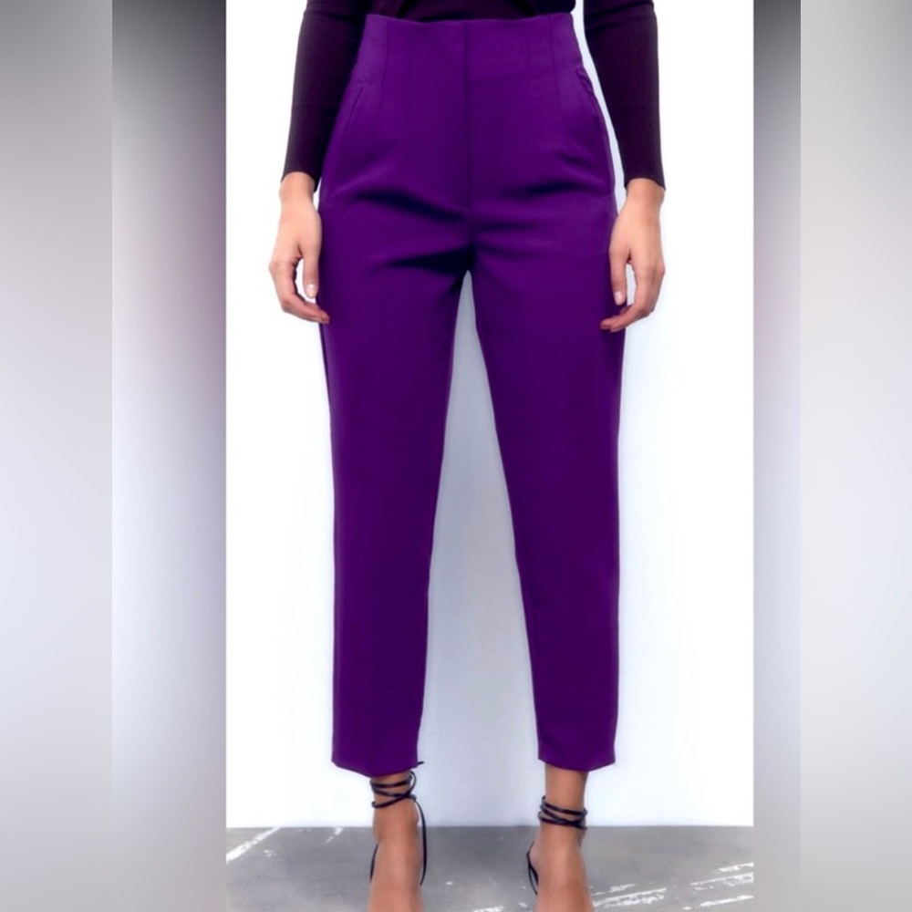 Zara High Waist Pants Sz XL NWT